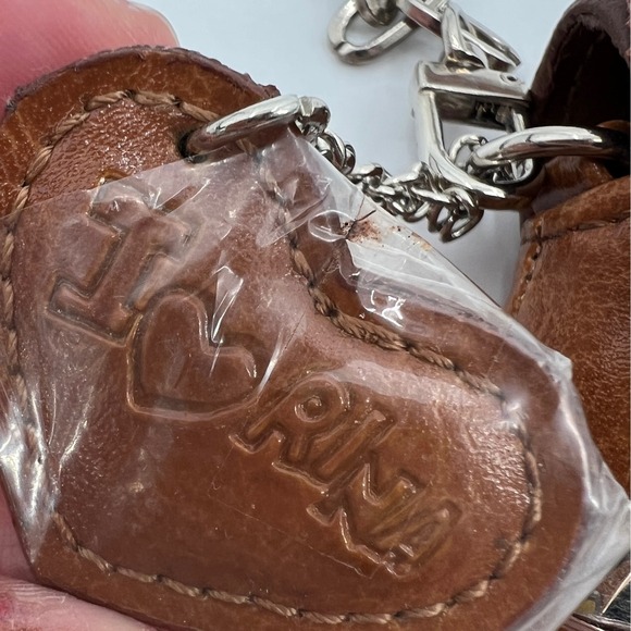 Vintage Y2K Rina Rich Horsebit Purse Snaffle Bit Gucci Baguette Studded Brown - Picture 6 of 9